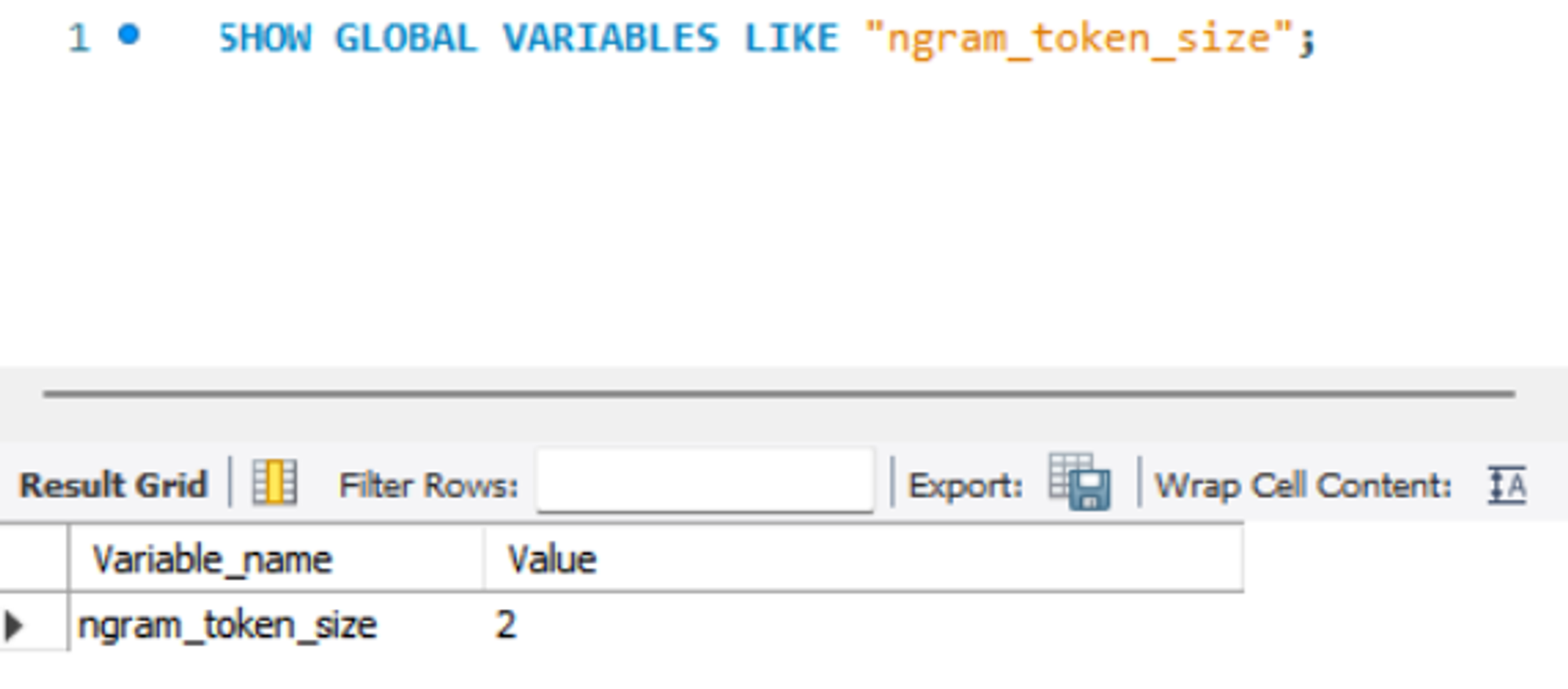 ngram-mysql